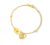 916/22K Yellow Gold Bunga Raya Love Bracelet