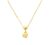 916/22K Yellow Gold Anggun Manja Heart Necklacess